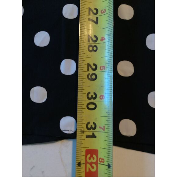 Natori Satin Black with White Polka Dots Pajama PJ Set Sz XL - Picture 6 of 8